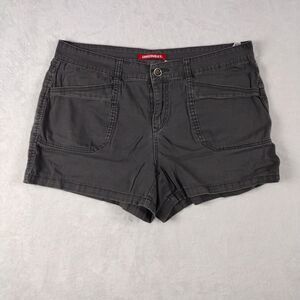 UNIONBAY Women's Low Rise Gray Light Wash Shorts Size 17